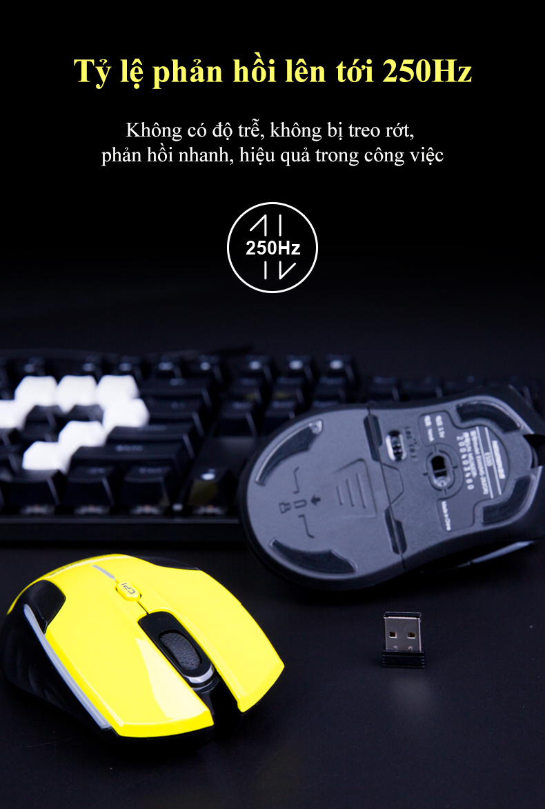 Chuột Gaming không dây Newmen E500 Plus