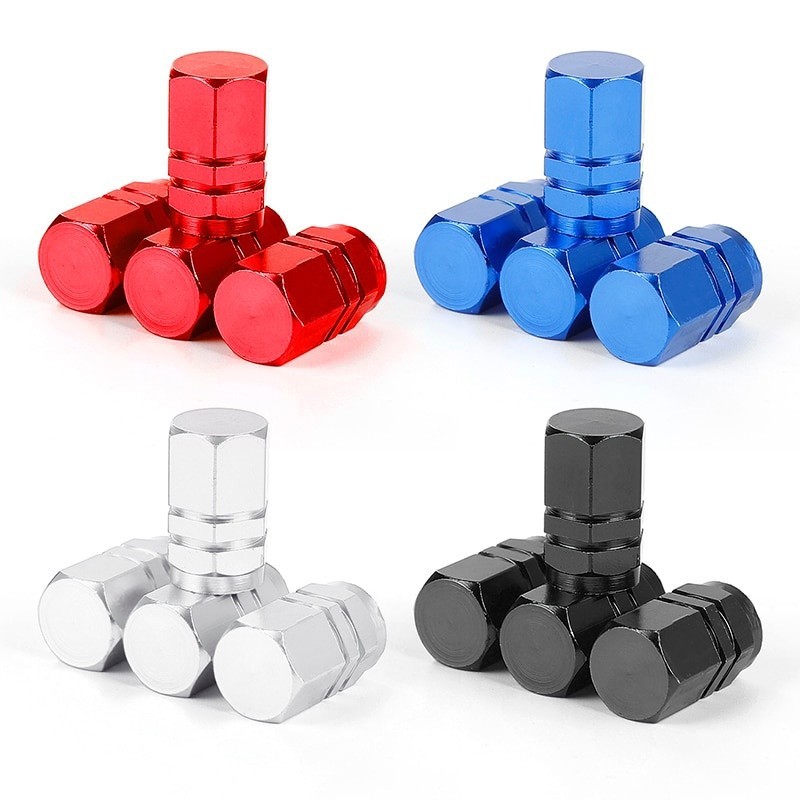 Set 4 Nắp van lốp ô tô xe hơi