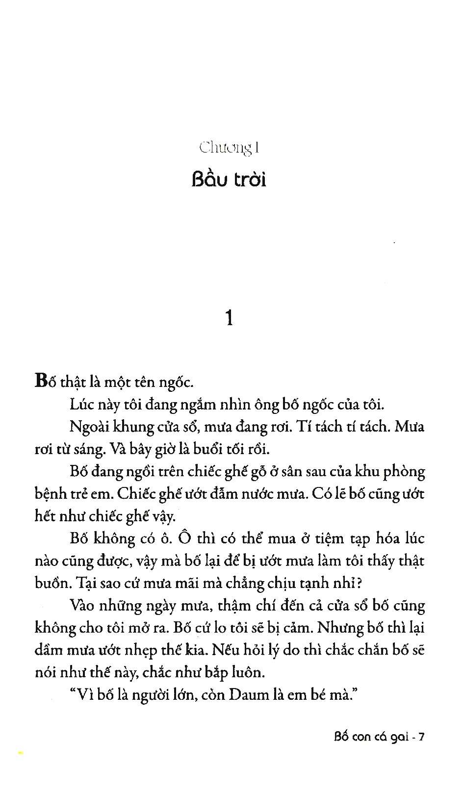 Sách - Bố con cá gai - Nhã Nam