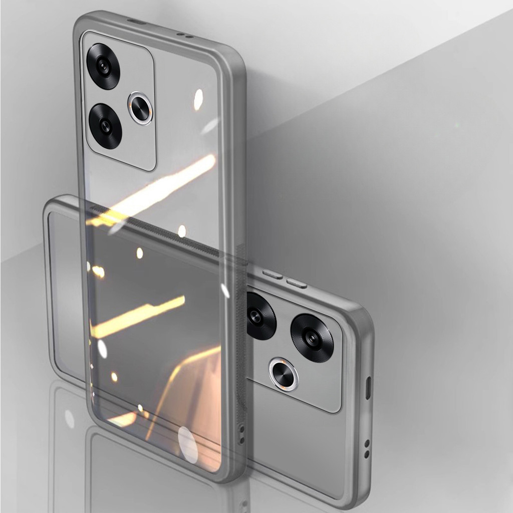 For Xiaomi Poco M6 Plus Case Camera Protection Classic Borderless Silicone Transparent for Xiaomi Poco M6 Plus 4G Back cover.