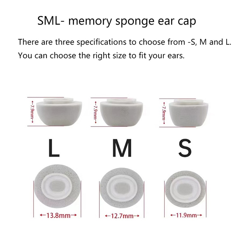 Memory Foam Tips For Airpods Pro 2 Foam Eartips Ear Buds Replacement Tip For Air Pods Pro Ear Cushion Pads Accessories