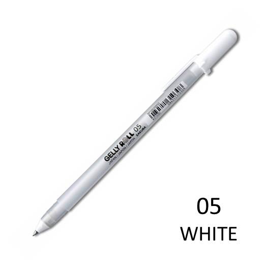 White Gel Pen for Art & Drawing Coloring Illustration