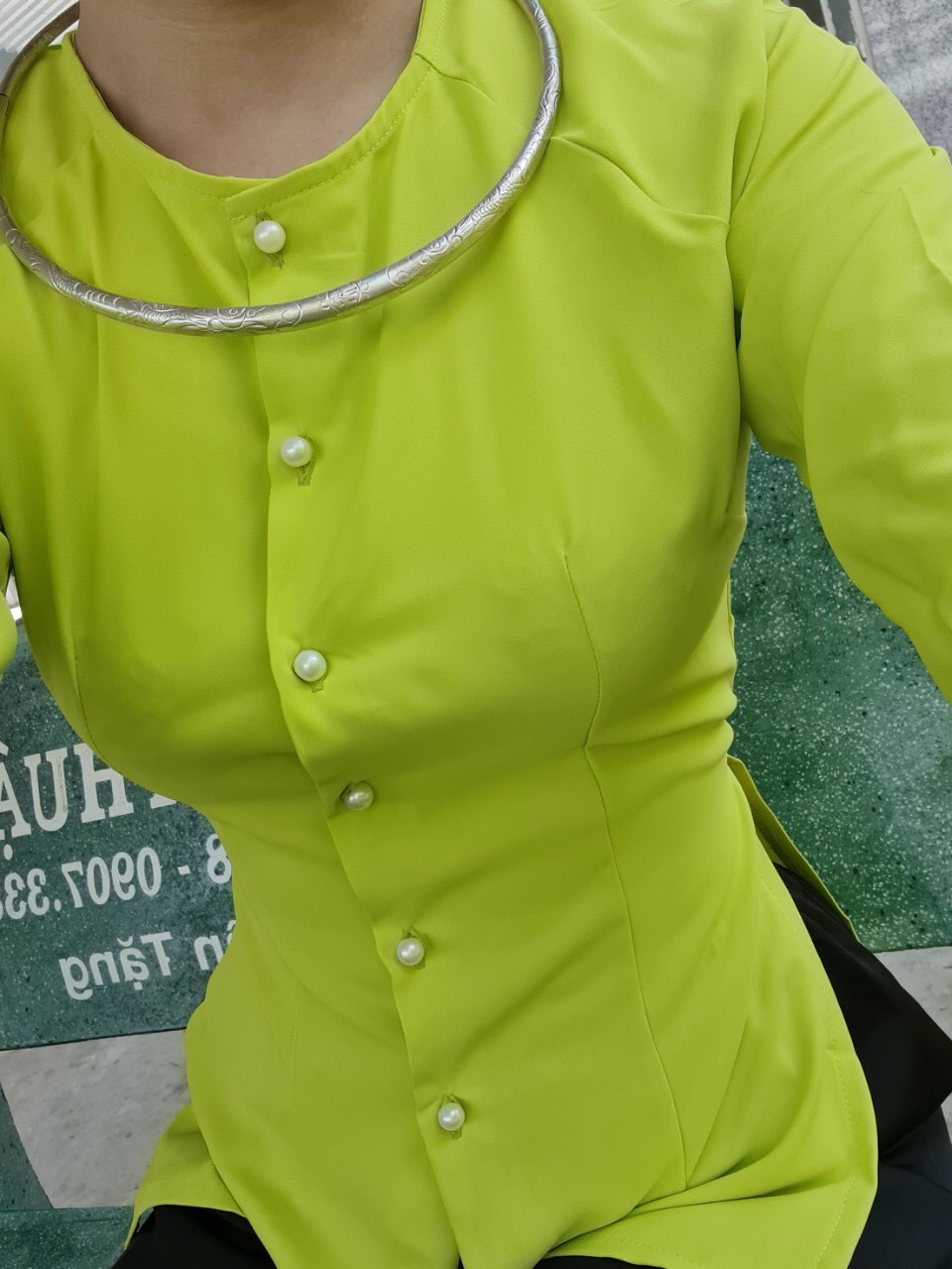 AÓ BÀ BA TRƠN CỔ TRÒN ( ÁO LẺ)
