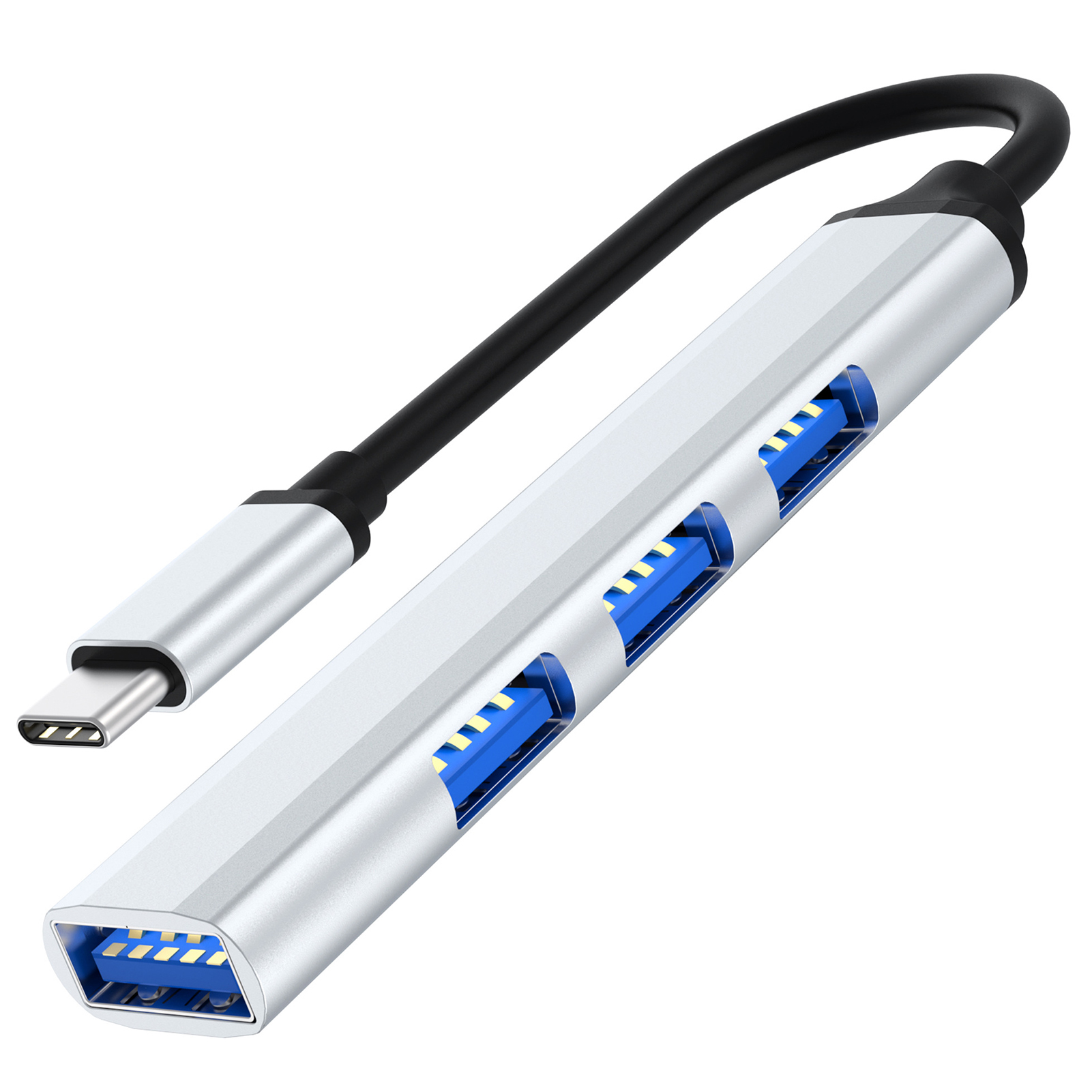 Trạm nối 4 cổng di động tốc độ cao USB 2.0/3.0 5gbps Bộ chia cổng USB Expander cho máy tính