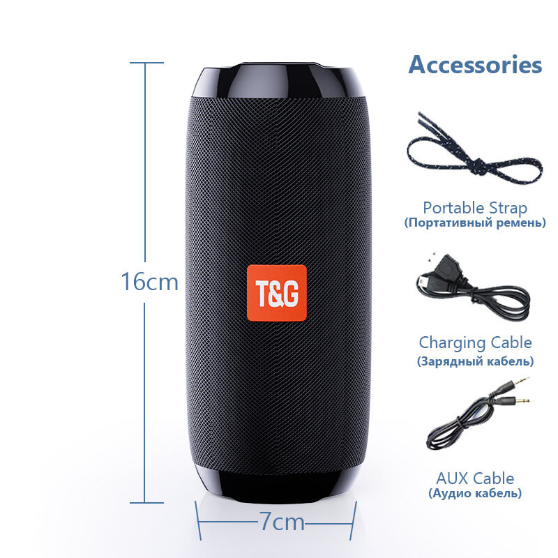 [HCM][BIG SALE 50%] Loa Bluetooth T&G 117 loa bluetooth loa bluetooth mini loa bluetooth cao cấp loa bluetooth mini giá rẻ - [HAKOCHI TECK]