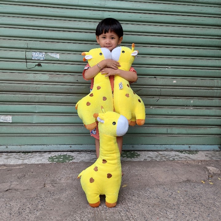 HƯƠU CAO CỔ NHỒI BÔNG CAO 50CM