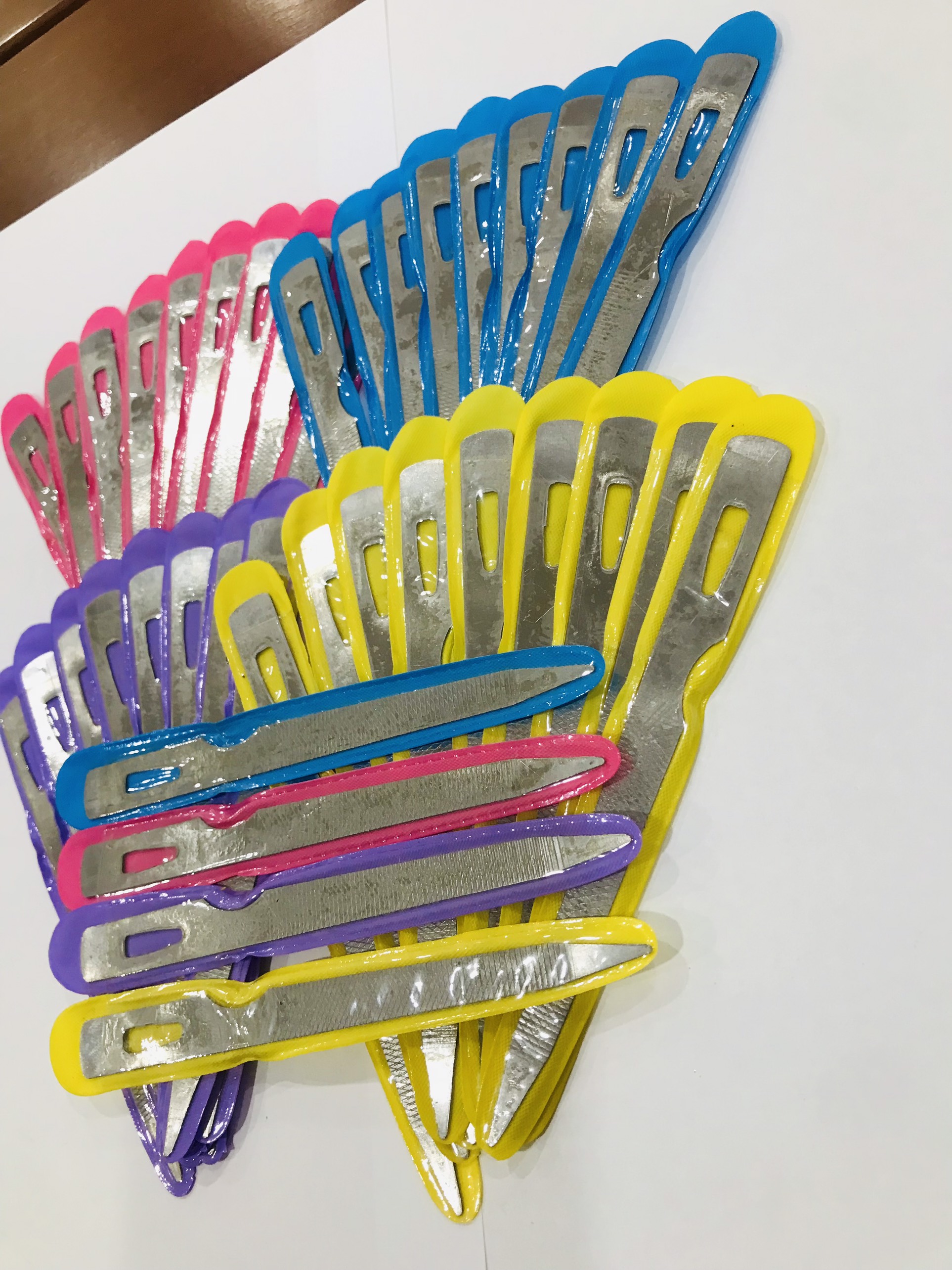 Set 10cây Dũa móng tay thép,cây lấy khóe móng (hình thật,12.5cm)