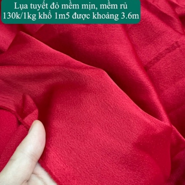 Vải lụa G-tô dày dặn khổ 1.5m lụa dày dặn suôn vải, đầm tay