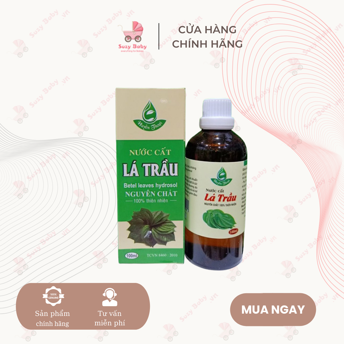 Nước cất lá trầu không - Tinh chất lá trầu không