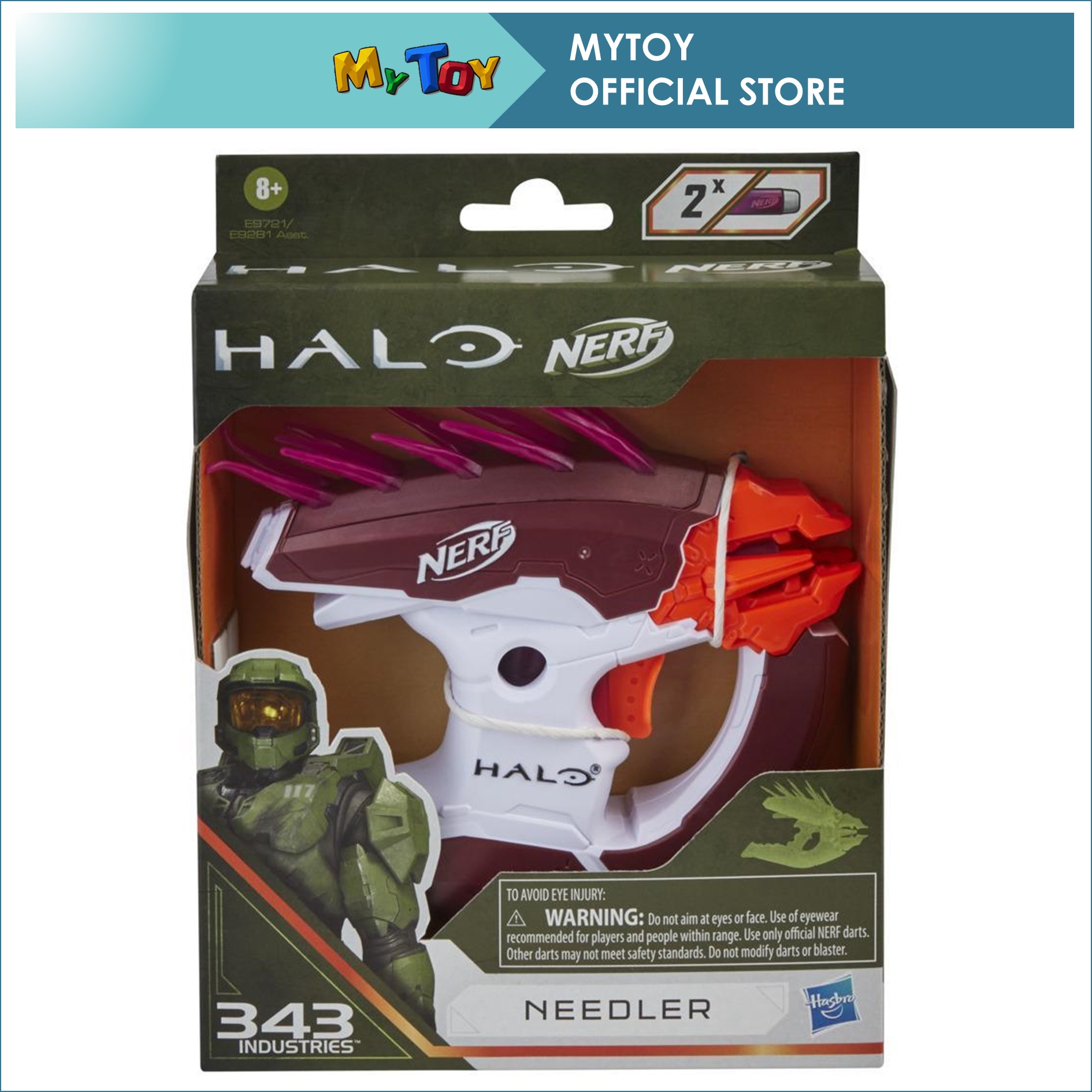 NERF Microshots Halo Needler Mini Blaster
