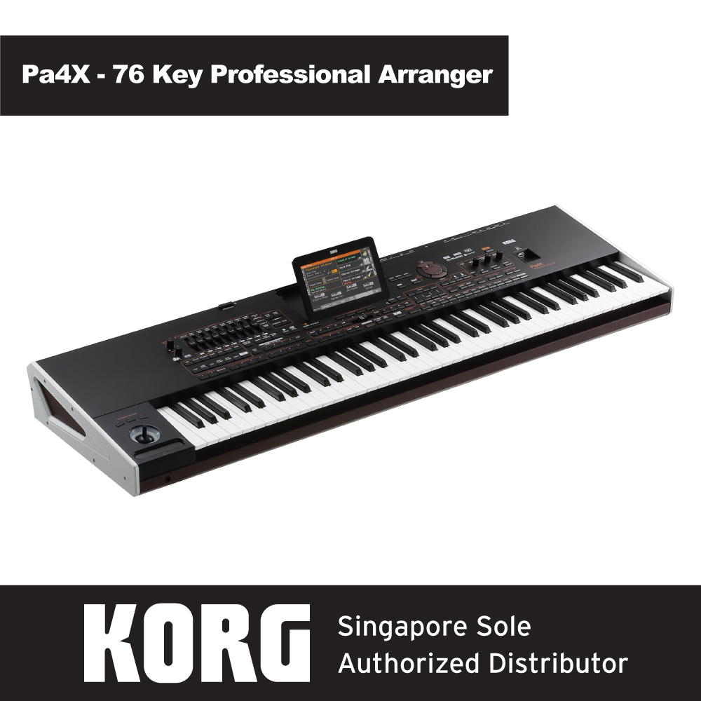 arranger keyboard with weighted keys