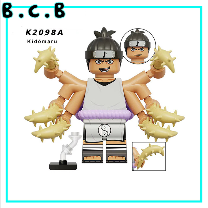 Naruto Kidomaru Corey Mô hình Nhân vật Bộ Anime Naruto Đồ chơi Lắp ráp Nhân vật Guitongwan K2098A