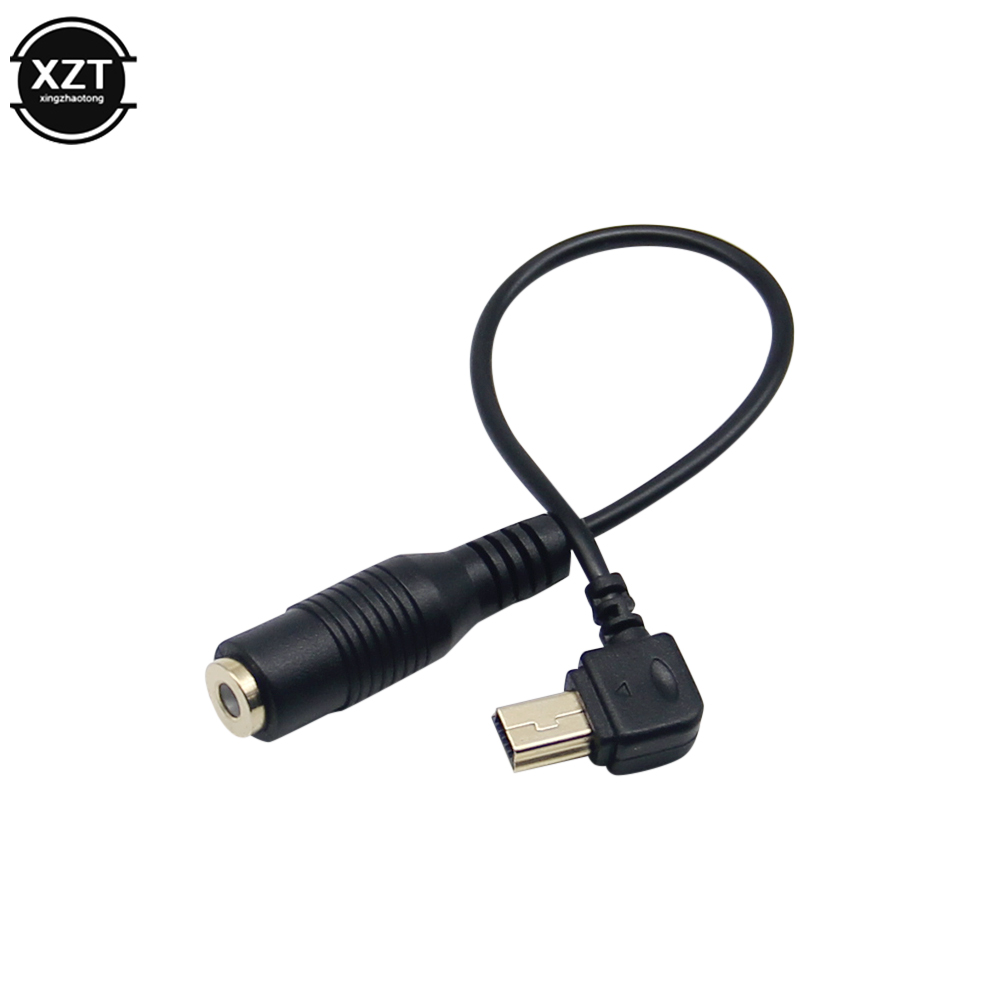3.5mm Microphone Mini Usb External Mic Audio Adapter Transfer Cable Wire For Hero 4 3 Action Camera Accessories. 