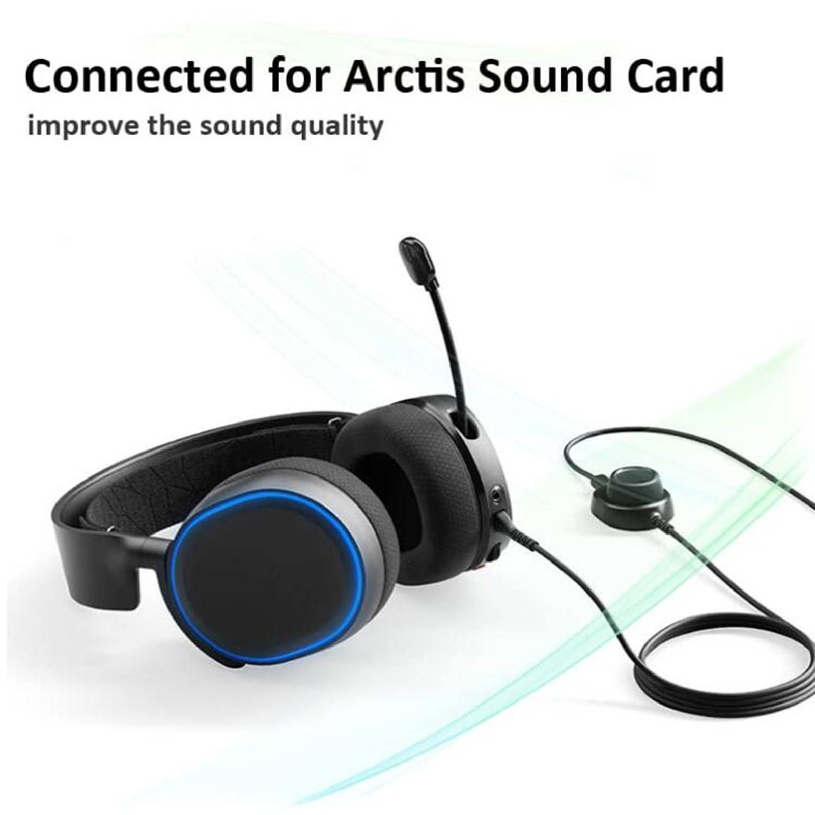 [Likelyhood] Headphone Sound Cable Replacement Compatible For SteelSeries Arctis 3 Arctis 5 Arctis 7 Arctis Pro Arctis Prime 4.9ft