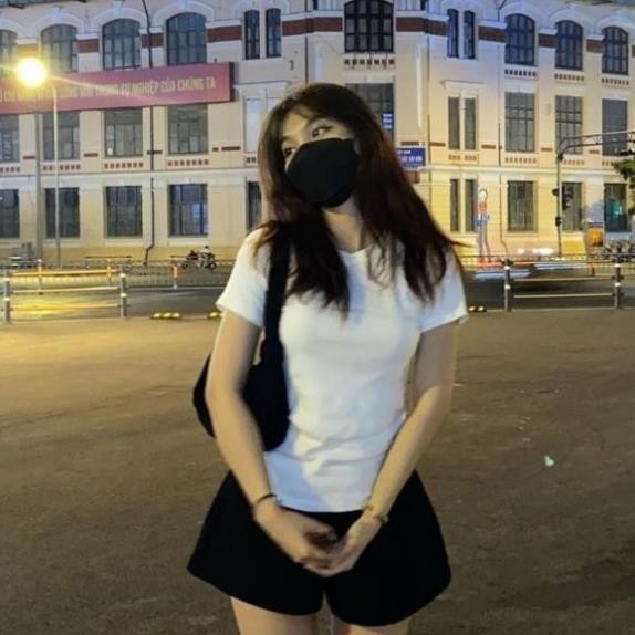 {FREESHIP}ÁO THUN BABYTEE  TRƠN ĐƠN GIẢN , BASIC TEE FORM ÔM , BABY TEE BODY