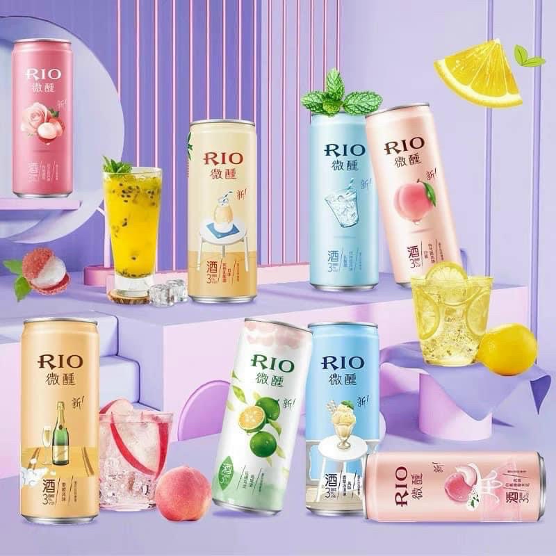Nước Trái Cây Lên Men RIO Lon - Ăn Vặt