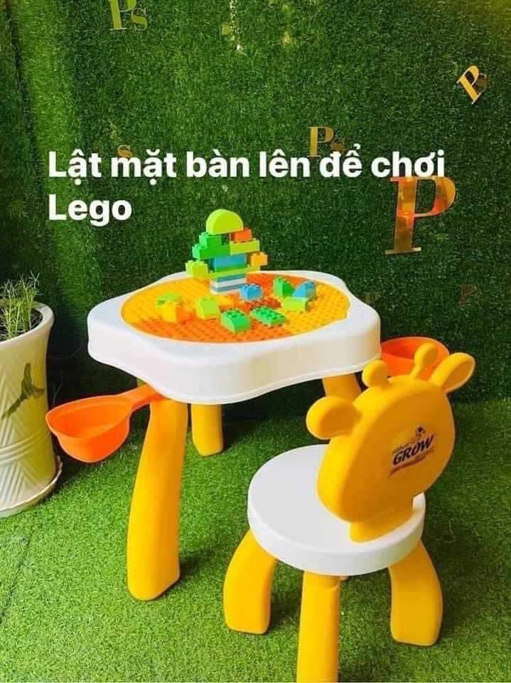 Bộ bàn ghế lego cho bé - HKM GROW