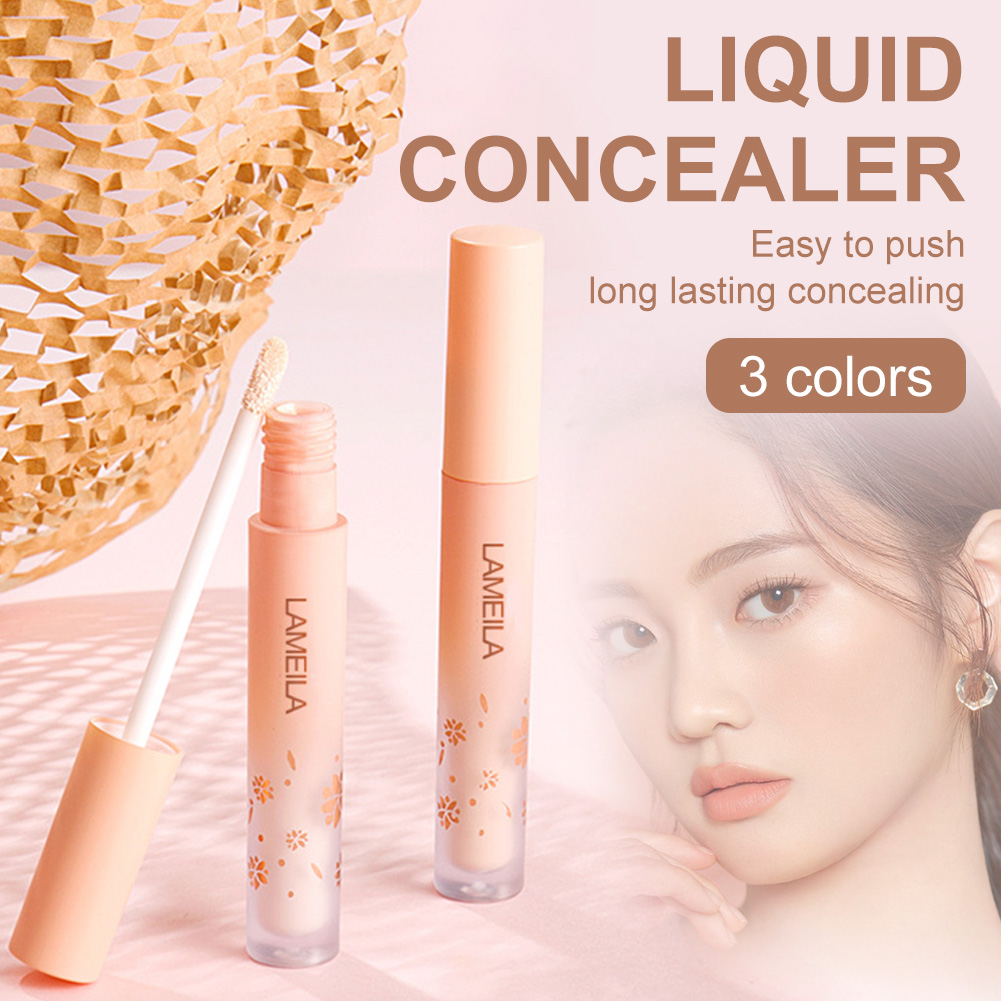 Dorisna Face Makeup Concealer Liquid Oil Control Moisturizing Matte Breathable Concealer Long Lasting Smooth Full Coverage Sweatproof And Waterproof 3 Colors