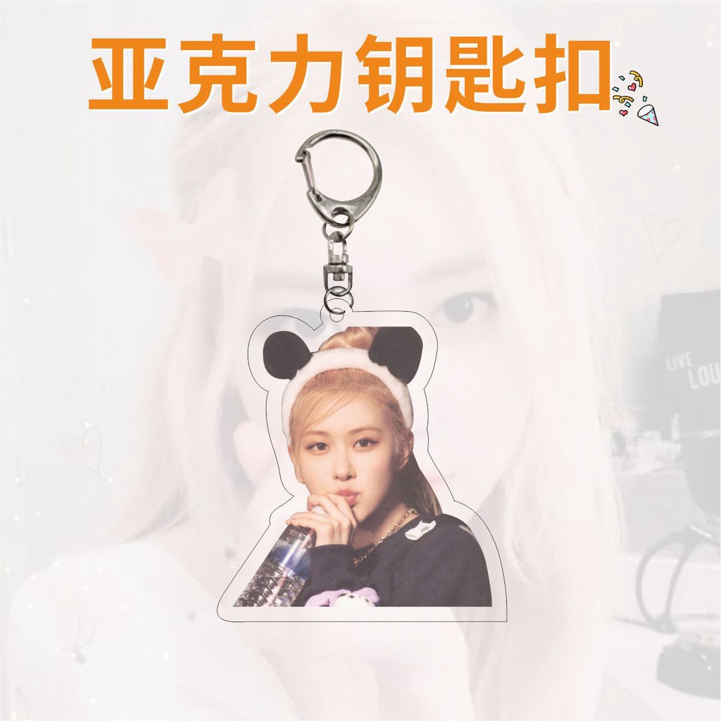 Móc Khóa Hình Hoa Hồng BLACKPINK