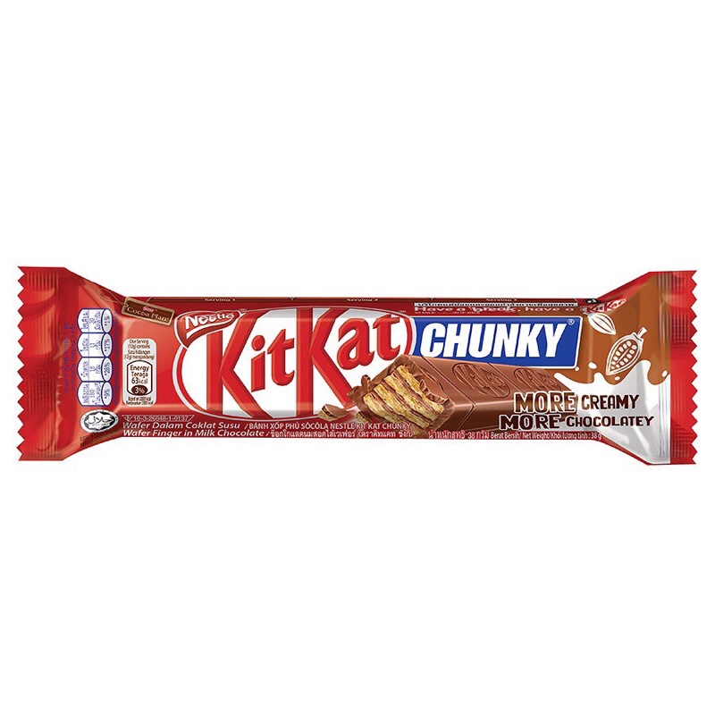 Bánh Xốp Phủ Socola Kitkat Nestle 102g (6 Thanh)