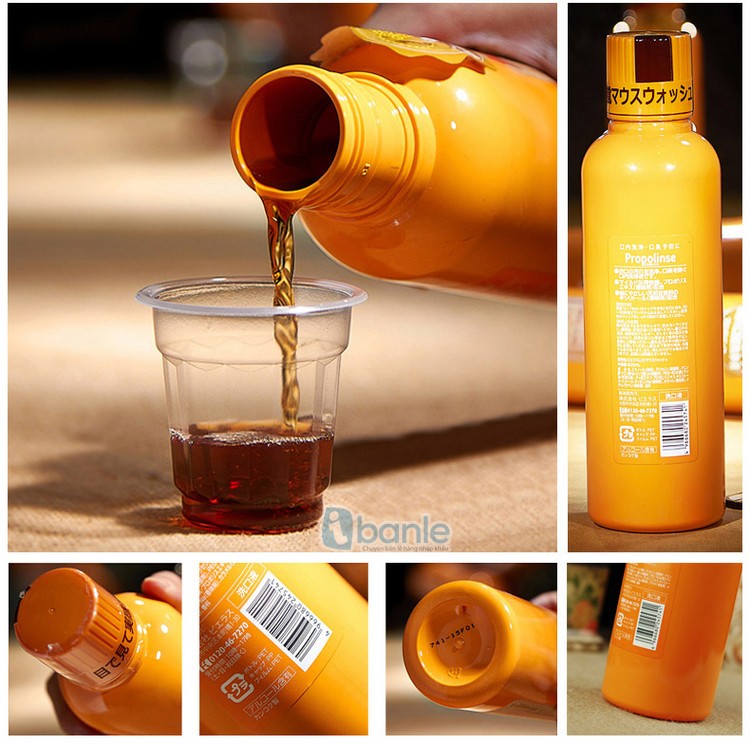 Nước Súc Miệng Propoline 600ml Nội Địa Nhật Bản (HSD 12/2027)