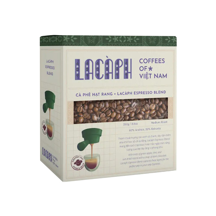 Medium Roasted Whole Beans Expresso Blend Lacaph 250G