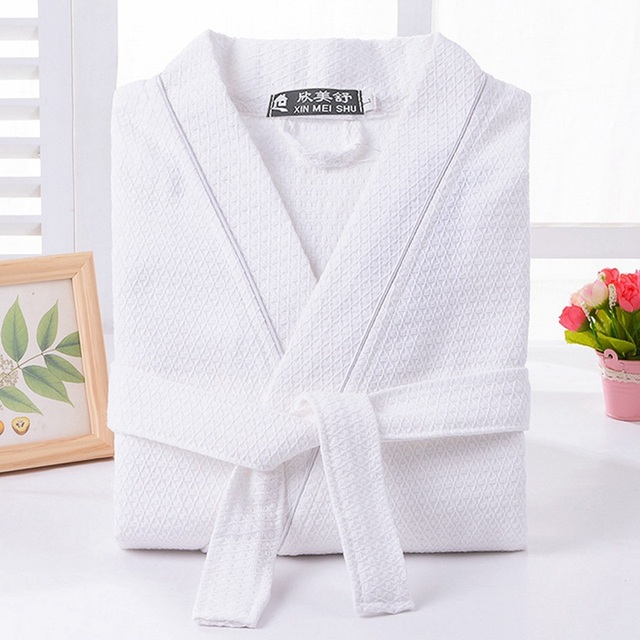Spring 100 Cotton Long Bath Robe Kimono Men Full Sleeve Light Weight