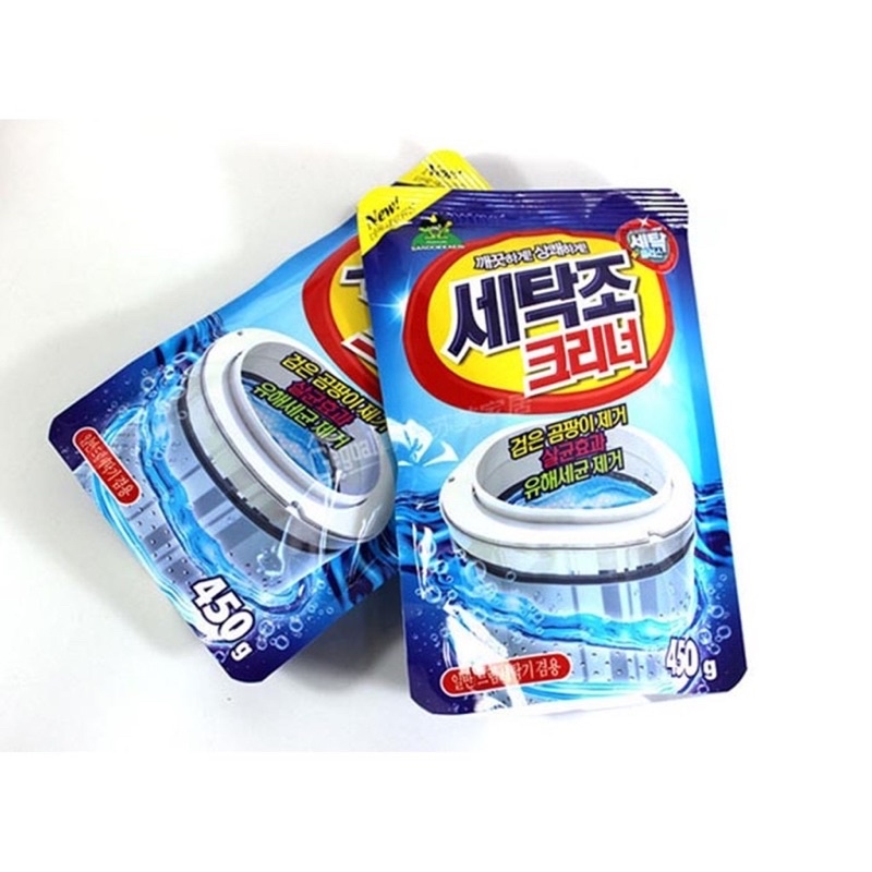 Bột Tẩy Vệ Sinh Hàn Quốc Lồng Máy Giặt (bịch 450g)