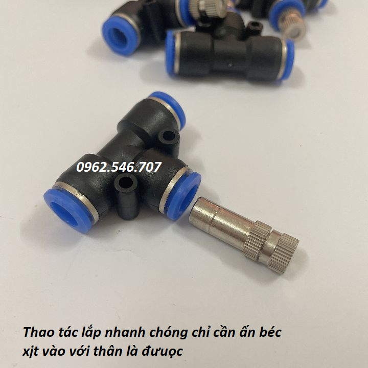 Đầu Nối T dây phun sương 8mm