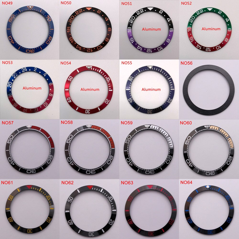 38Mm Watch Ring High Quality Ceramic Bezel Insert For 40Mm Watch Case Accessories Inner Diameter 30.5Mm