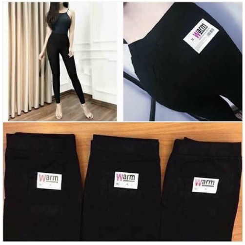 Quần legging nữ cạp cao 2 túi sau