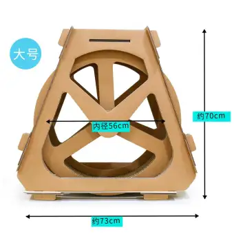 cardboard cat wheel