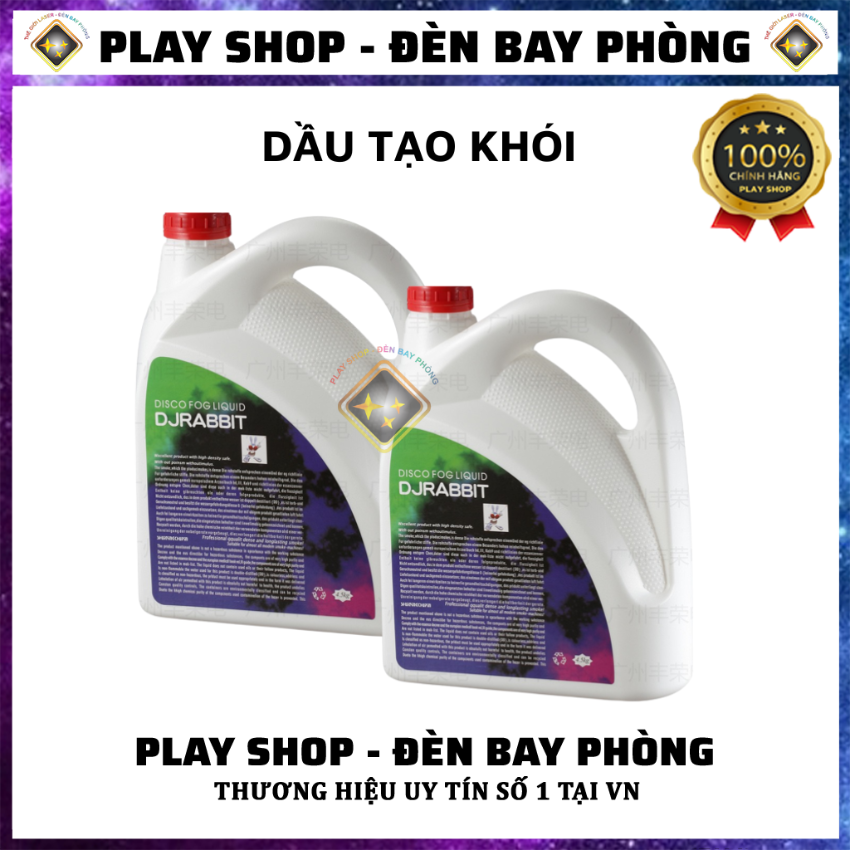 Dầu tạo khói thơm dj rabbit chính hãng dùng tạo hiệu ứng khói cho sân khấu, phòng bay, karaoke, bar...