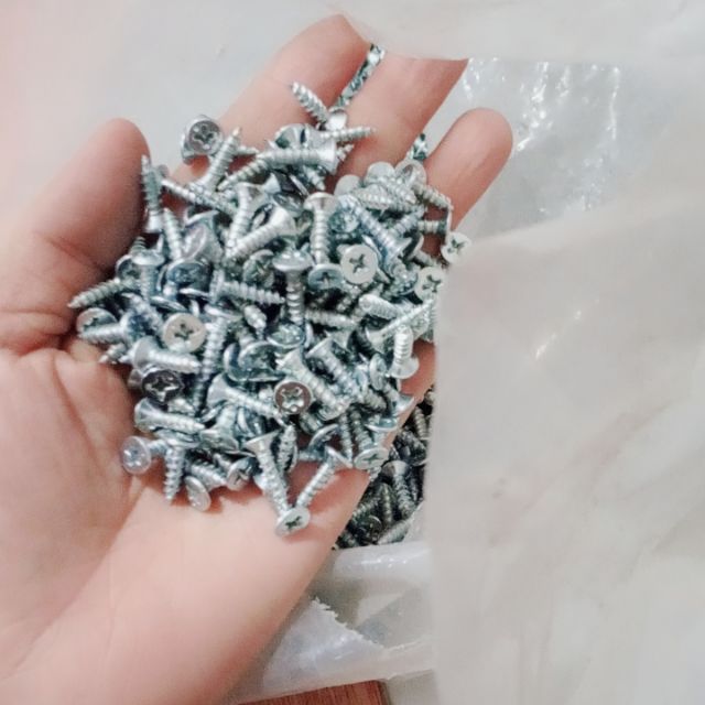 Set 100 gam ốc vít 1,5 đến 5 cm thép không rỉ