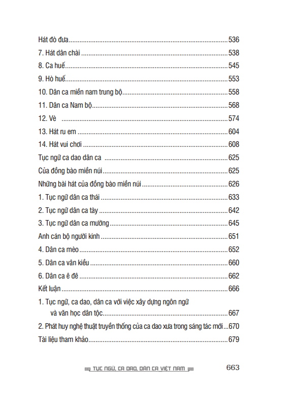 Sách Fahasa - Tục Ngữ, Ca Dao, Dân Ca Việt Nam (Tái Bản 2023)