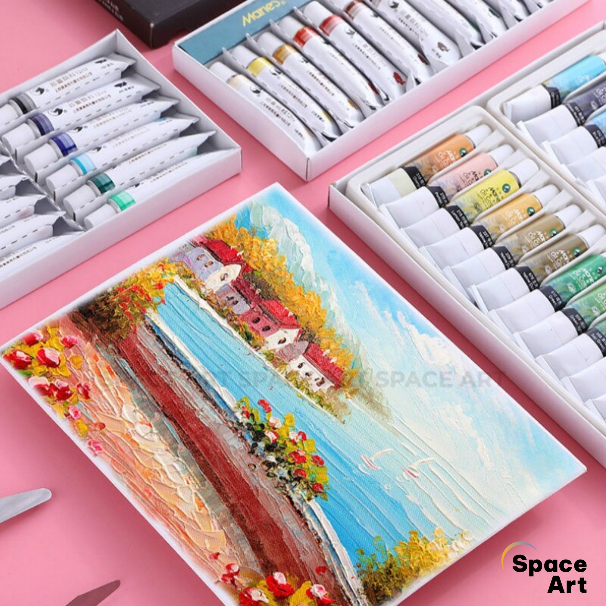 [Spacr Art Storre] Màu Sơn Dầu Marie's Set 12ml (Marie's Oil Painting Colour)