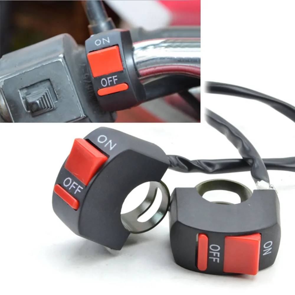 Universal Motorcycle Switch Connector On/Off Button Headlight Handlebar Switch Controller Motorcycle Electrical Accessories