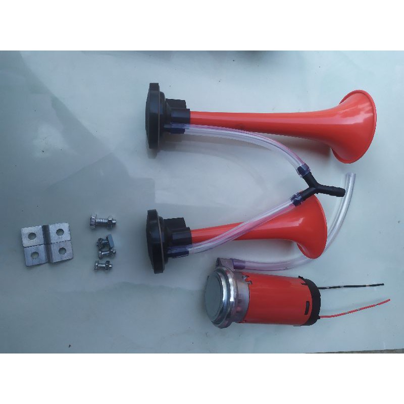 Còi sinh hơi DC 12 vol - 24 vol (lắp cho xe không có bình hơi) ô tô ,xe máy