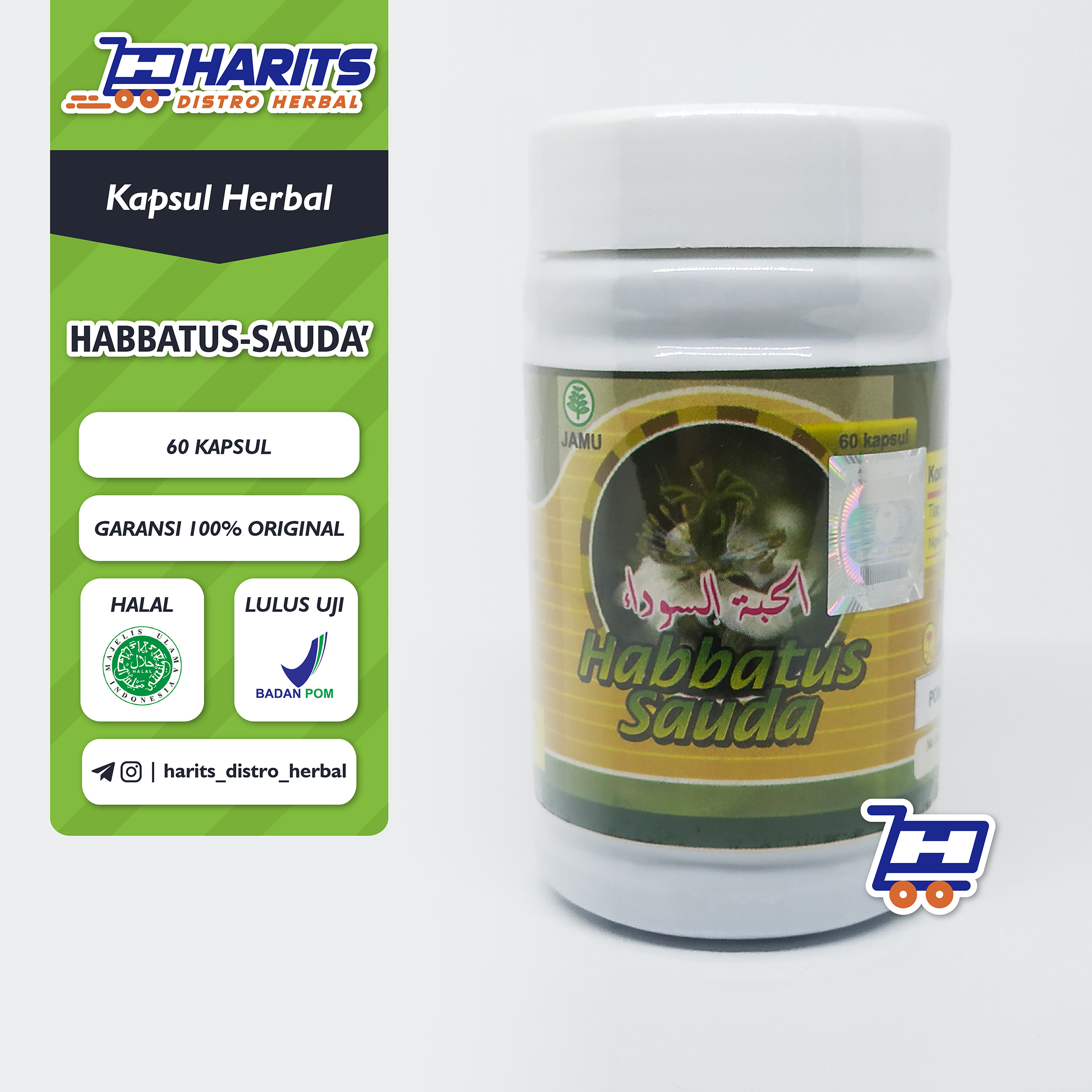 HABBATUSSAUDA JINTEN HABAT 60 Kapsul Herbal Segala Penyakit Imunitas ...