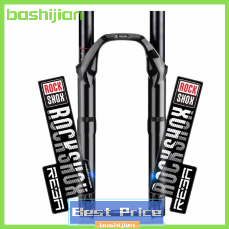 bashijian Front Fork Sticker Mountain Bike Front Shock Absorber Change Sticker Waterproof