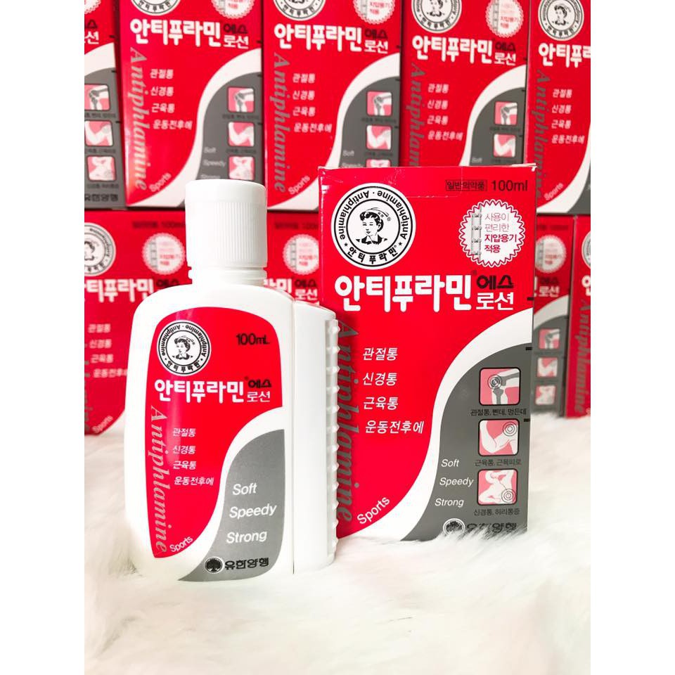 [Set 3 Chai] Dầu nóng xoa bóp Hàn Quốc Antiphlamine 100ml