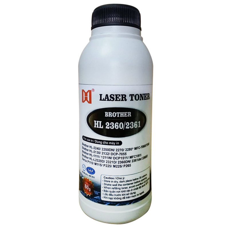 Bộ 10 chai mực đổ brother 2361-2321-2240-2701d-2701dw-mfc 7440-7360-xerox p225-265 series