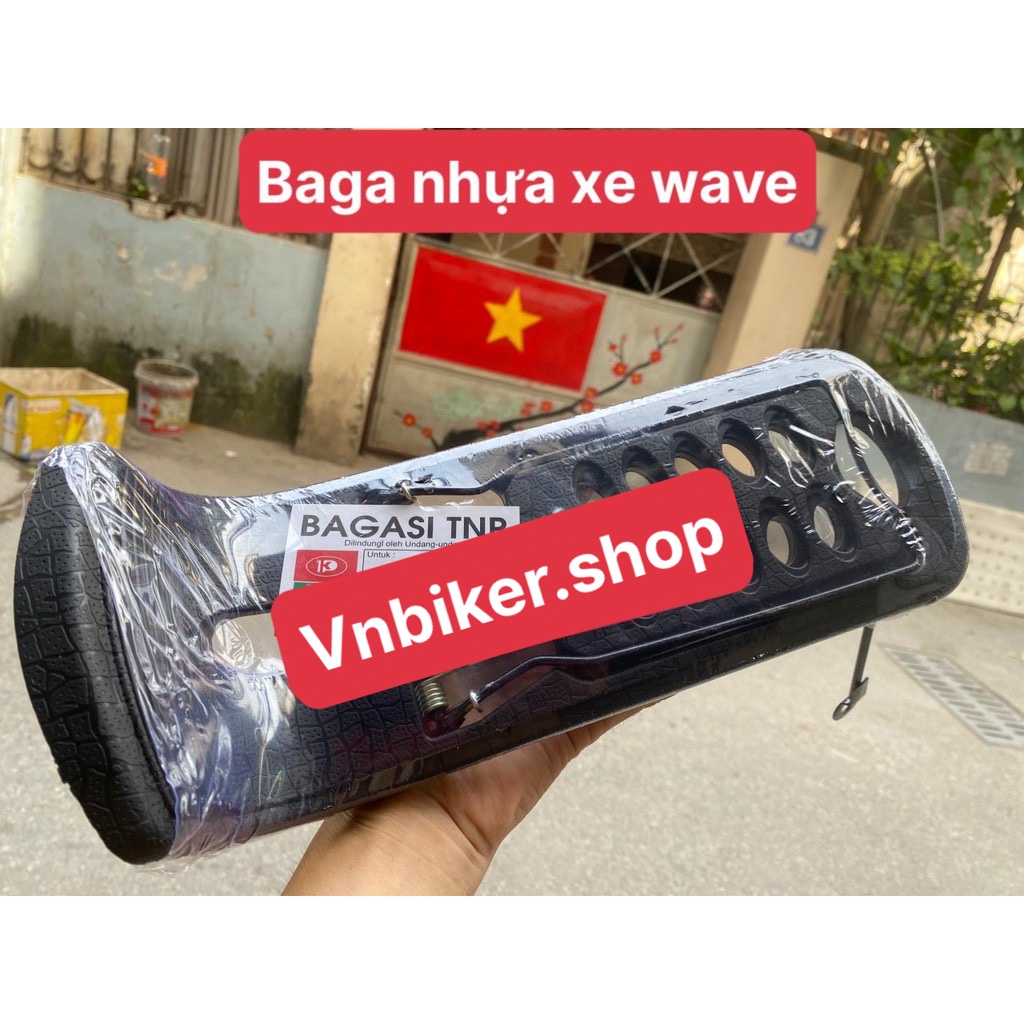 Baga nhựa wave, lượn giữa xe máy wave