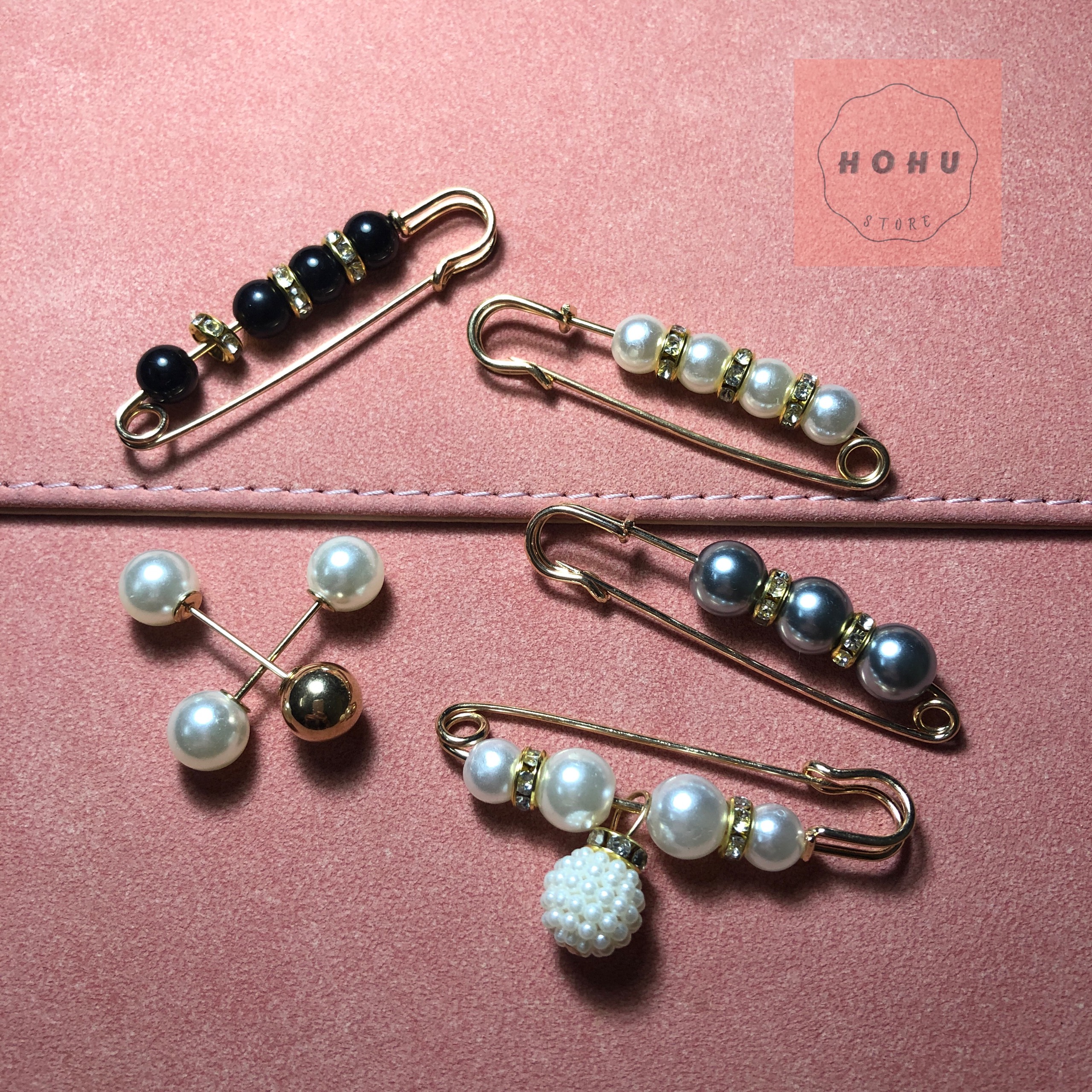 Set ghim cài áo thanh lịch phong cách