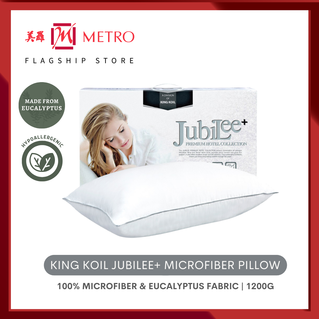 King Koil Jubilee Microfiber Pillow 1200g Lazada Singapore