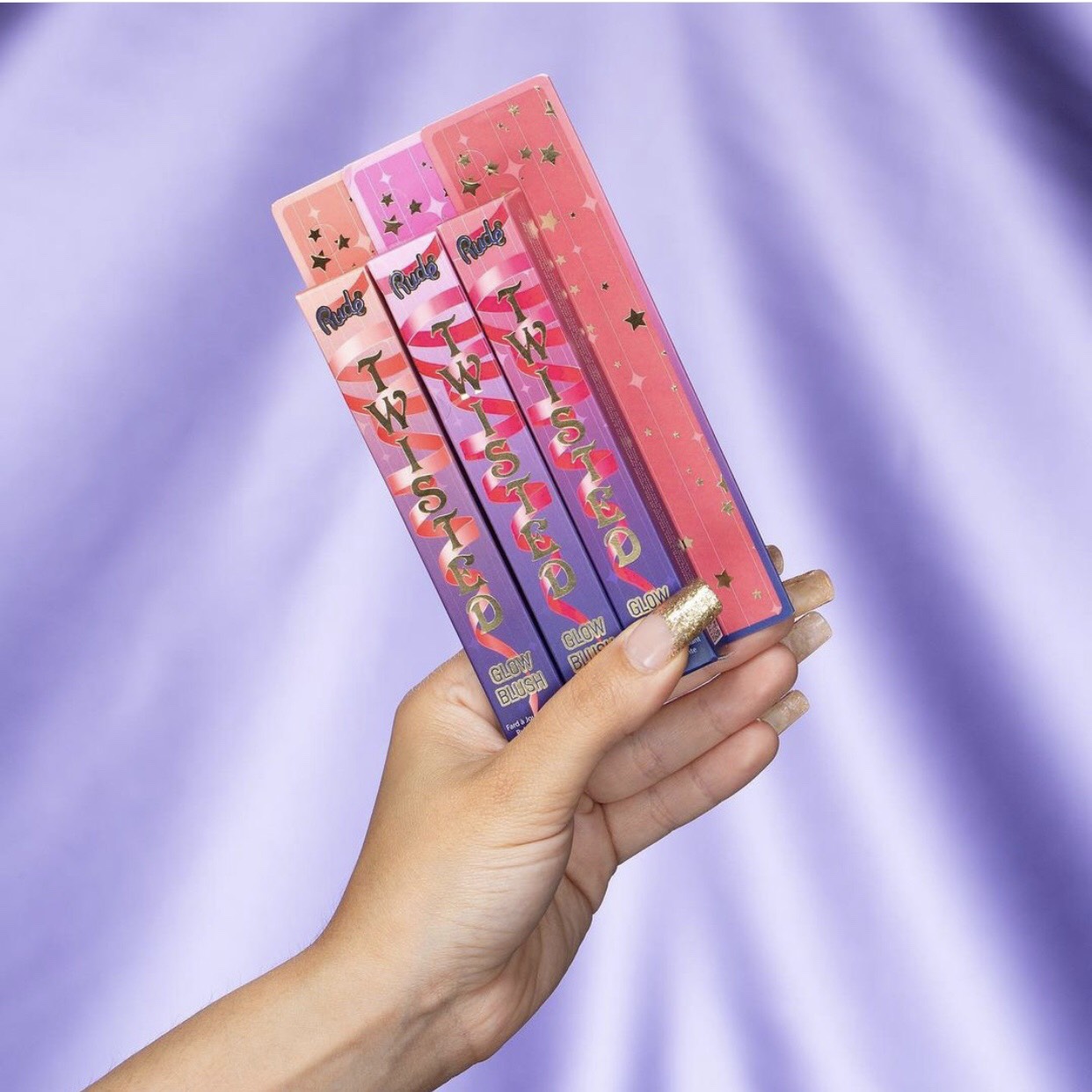 Má hồng đầu bông RUDE Twisted Glow Blush