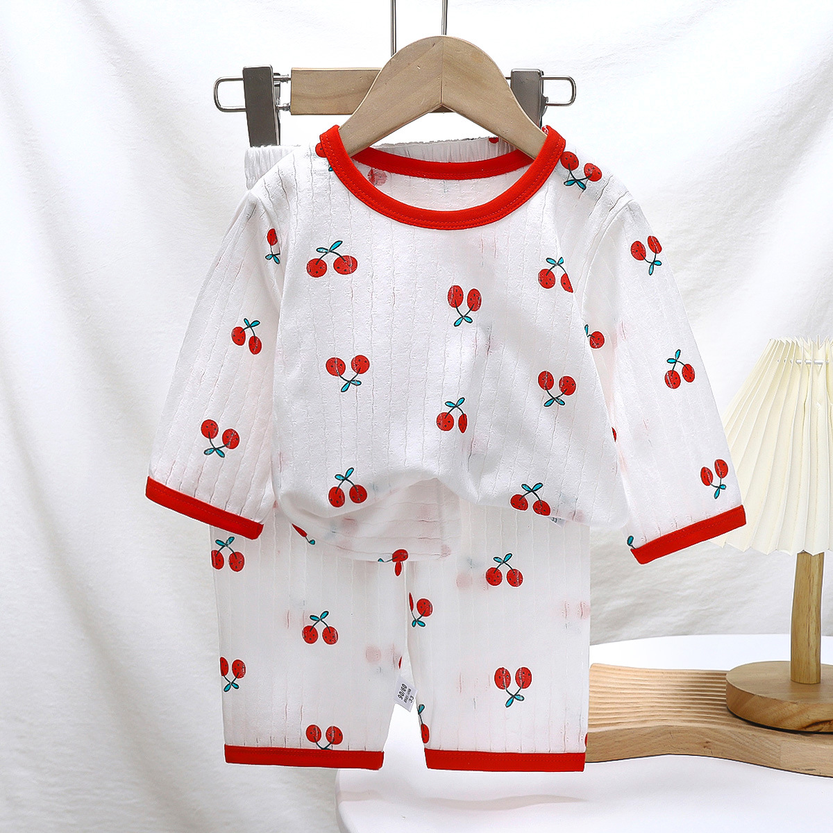 【Trending in Fashion】 Children's Pajamas Home Clothes Set 100 Cotton Summer New Boys' Air-conditioned Clothes Girls' Clothes Summer Children's Clothes.
