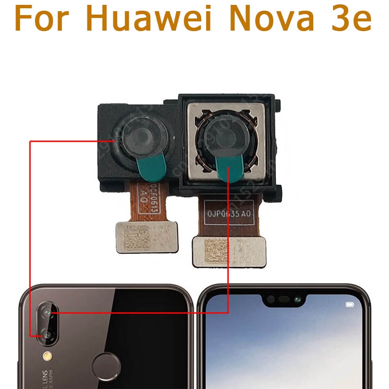 Cho Huawei Nova 3 3i 3E 4E ban đầu phía trước phía sau xem camera phía sau chính phải đối mặt với phía trước mô-đun máy ảnh Flex thay thế phụ tùng
