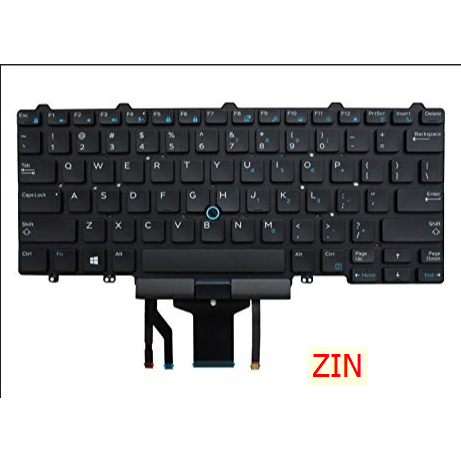 Bàn phím laptop Dell Latitude E5450, E5470, E5480, E5490, E7450, E7470, E7480, E7490, E3340, 3350