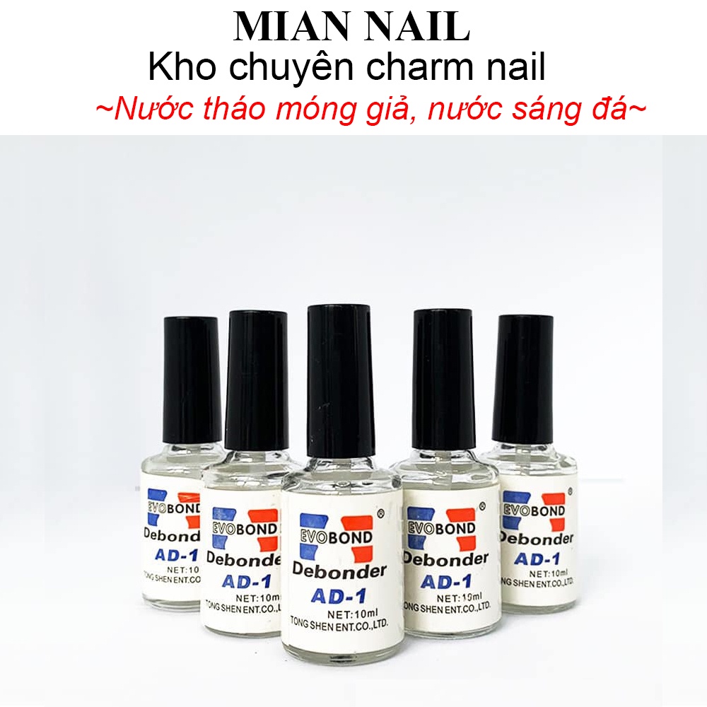 Nước tháo móng giả, nước sáng đá 10ml MIAN